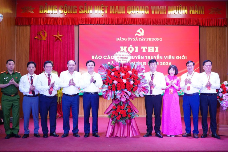 Xã Tây Phương nâng tầm chất lượng đội ngũ báo cáo viên, tuyên truyền viên qua hội thi nghiệp vụ năm 2026