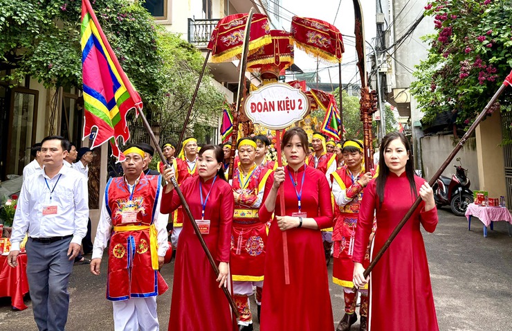 Xã Tây Phương gìn giữ giá trị di sản qua Lễ kỷ niệm 593 năm ngày giỗ Tam vị Thành hoàng làng Phú Ổ