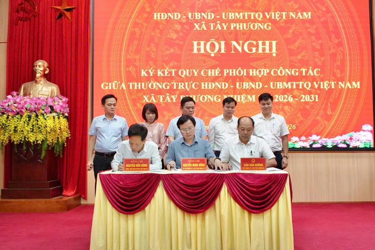 Xã Tây Phương tăng cường phối hợp HĐND - UBND - Ủy ban MTTQ Việt Nam, nâng hiệu quả thực hiện nhiệm vụ