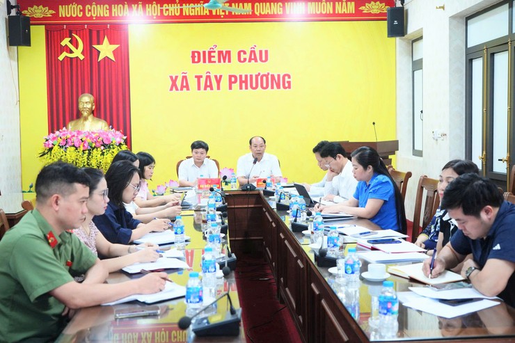 Xã Tây Phương nâng hiệu quả tín dụng chính sách, bảo đảm nguồn vốn đến đúng đối tượng