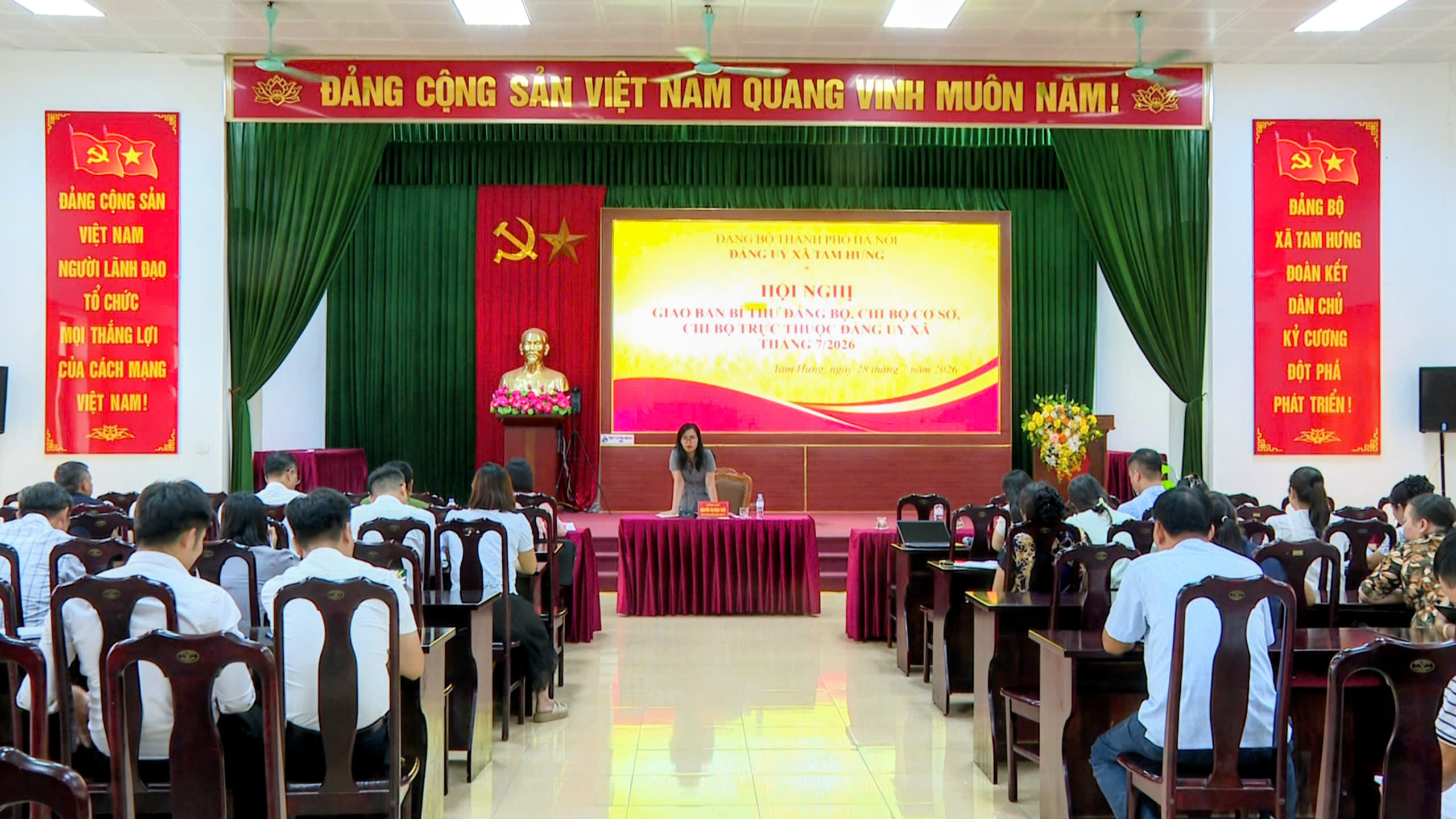 Xã Tam Hưng siết chặt kỷ luật, nâng cao sức chiến đấu của tổ chức cơ sở đảng