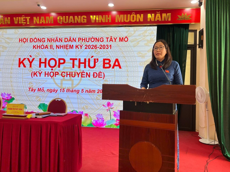 HĐND phường Tây Mỗ thông qua nhiều quyết sách chiến lược, tạo nền tảng phát triển giai đoạn 2026-2030