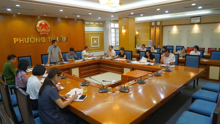 Phường Từ Liêm siết tiến độ thực hiện nhiệm vụ trọng tâm, thúc đẩy giải ngân đầu tư công và nâng cao hiệu quả quản lý đô thị
