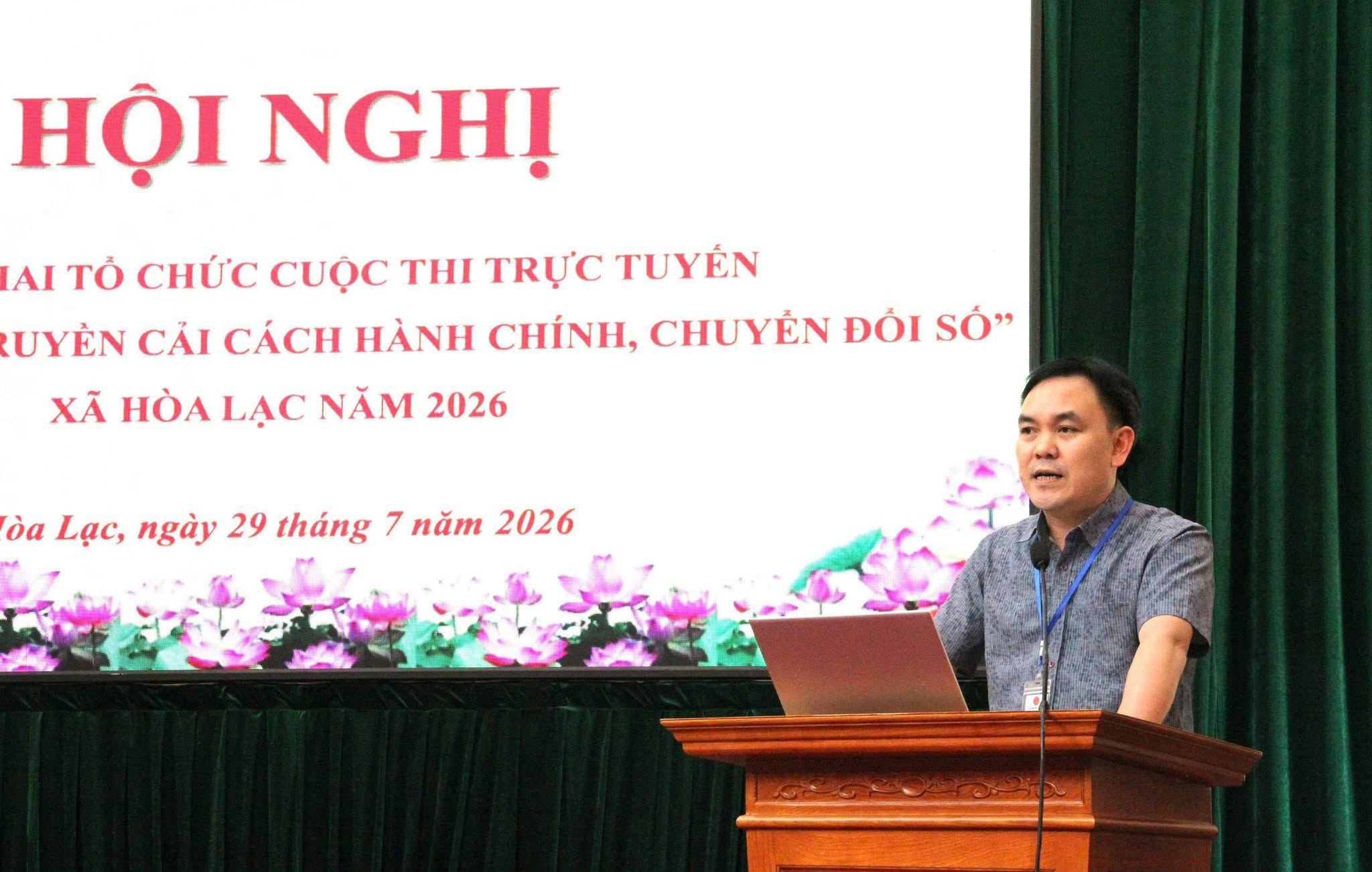 Xã Hòa Lạc phát động cuộc thi trực tuyến, tạo sức lan tỏa mới cho cải cách hành chính và chuyển đổi số