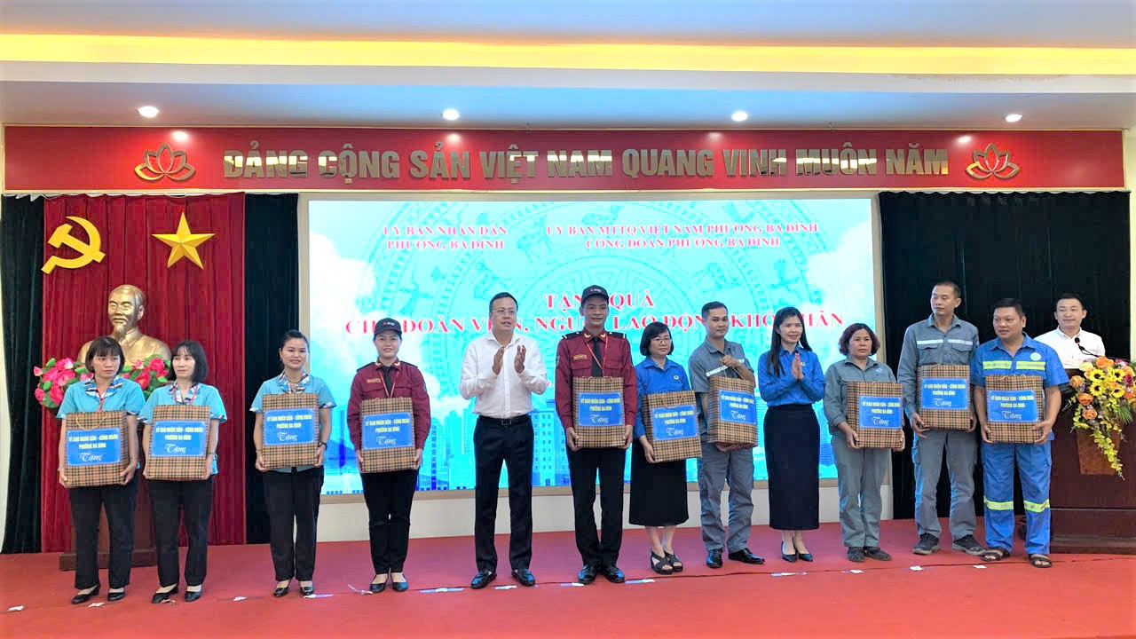 Phường Ba Đình nâng chuẩn an toàn lao động, tăng chăm lo thiết thực cho công nhân