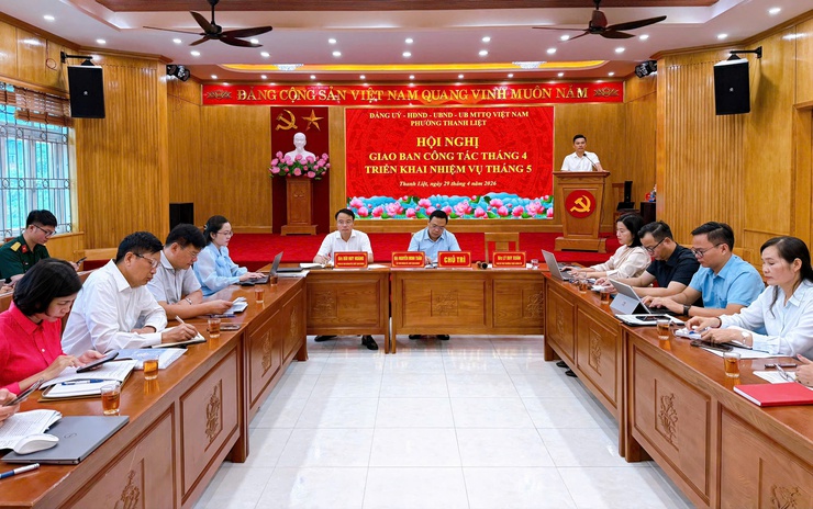 Phường Thanh Liệt tập trung tháo gỡ điểm nghẽn, tăng tốc thực hiện các nhiệm vụ trọng tâm trong tháng 5