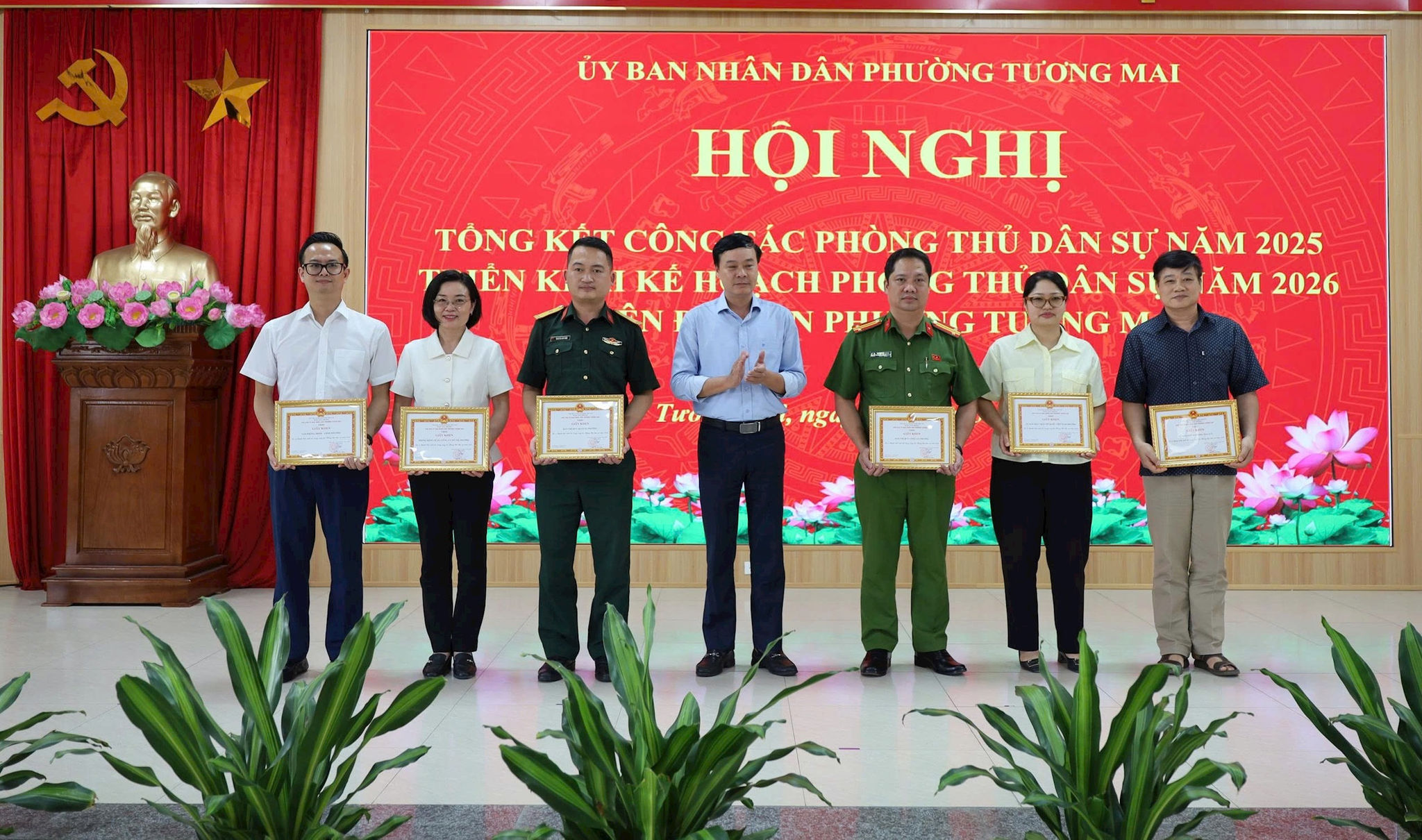 Phường Tương Mai chủ động củng cố thế trận phòng thủ dân sự, sẵn sàng ứng phó mùa mưa bão năm 2026