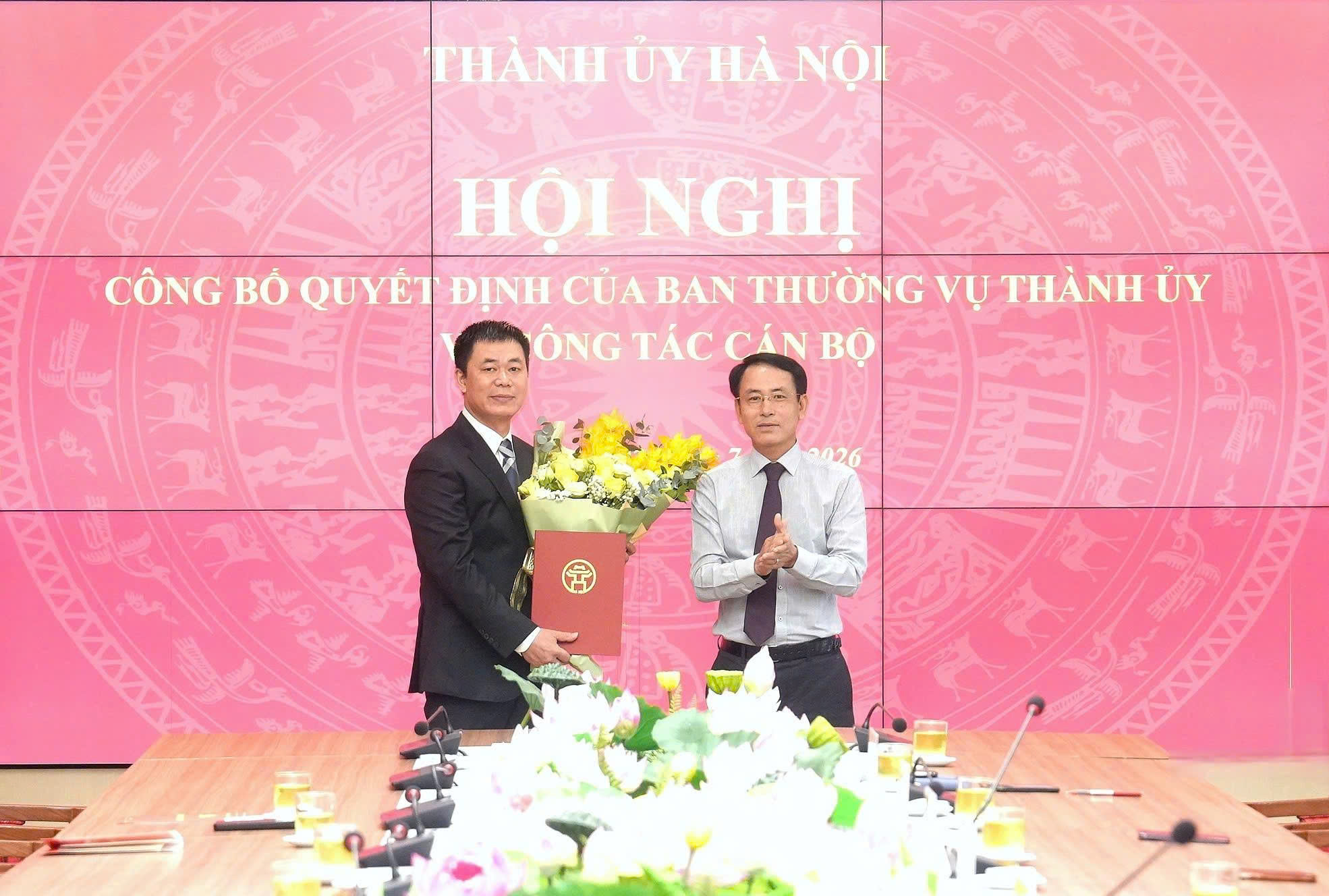 Thành ủy Hà Nội bổ nhiệm đồng chí Nguyễn Văn Toàn giữ chức Phó Trưởng ban Nội chính Thành ủy