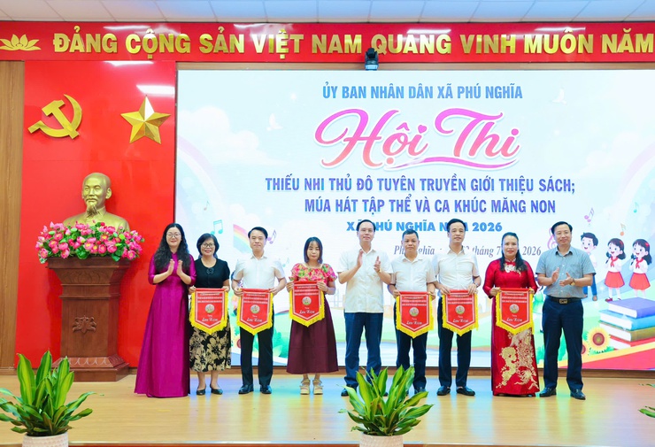 Xã Phú Nghĩa lan tỏa văn hóa đọc qua Hội thi tuyên truyền giới thiệu sách của thiếu nhi