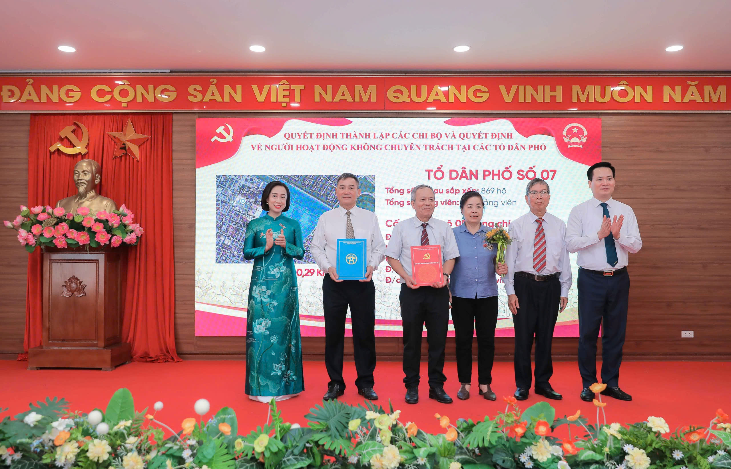 Phường Phúc Lợi kiện toàn 21 tổ dân phố, bảo đảm bộ máy cơ sở vận hành thông suốt