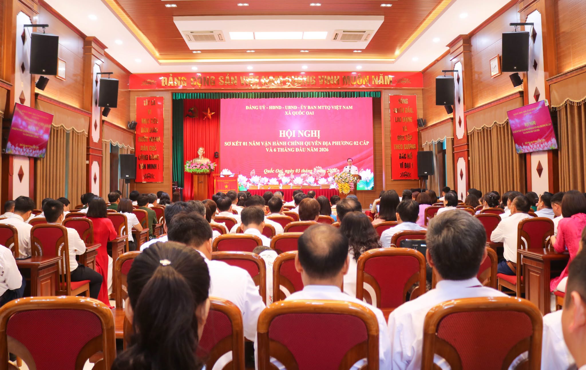 Xã Quốc Oai tạo dấu ấn sau một năm thực hiện mô hình chính quyền địa phương hai cấp