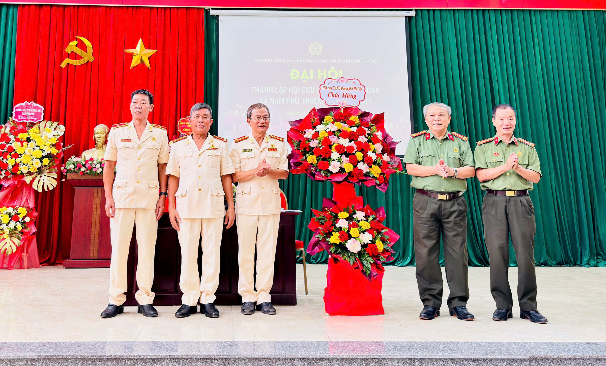 Xã Nam Phù thành lập Hội Cựu Công an nhân dân, phát huy kinh nghiệm xây dựng thế trận an ninh ở cơ sở