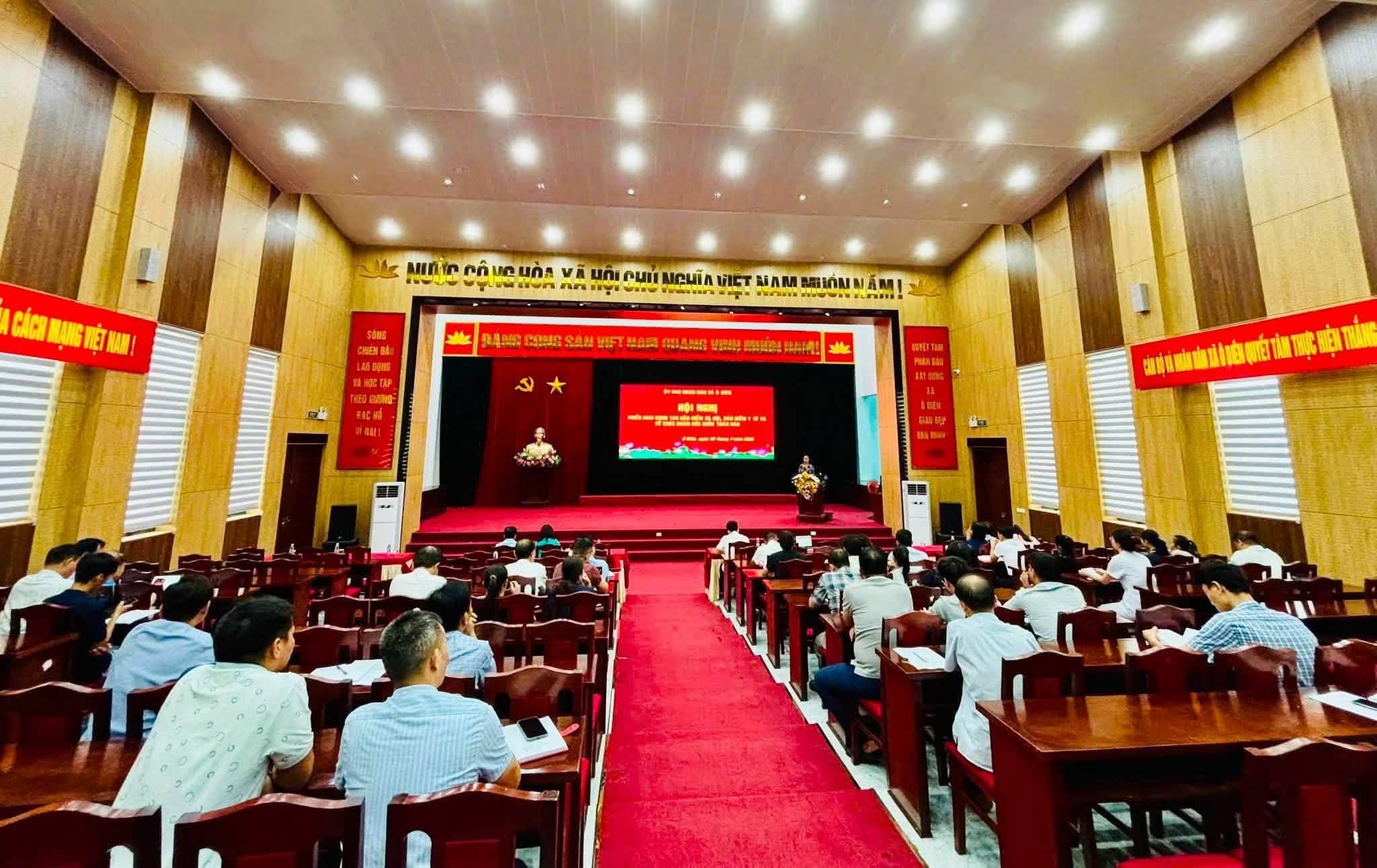 Xã Ô Diên triển khai khám sức khỏe toàn dân, xây dựng mạng lưới phòng, chống dịch từ cơ sở