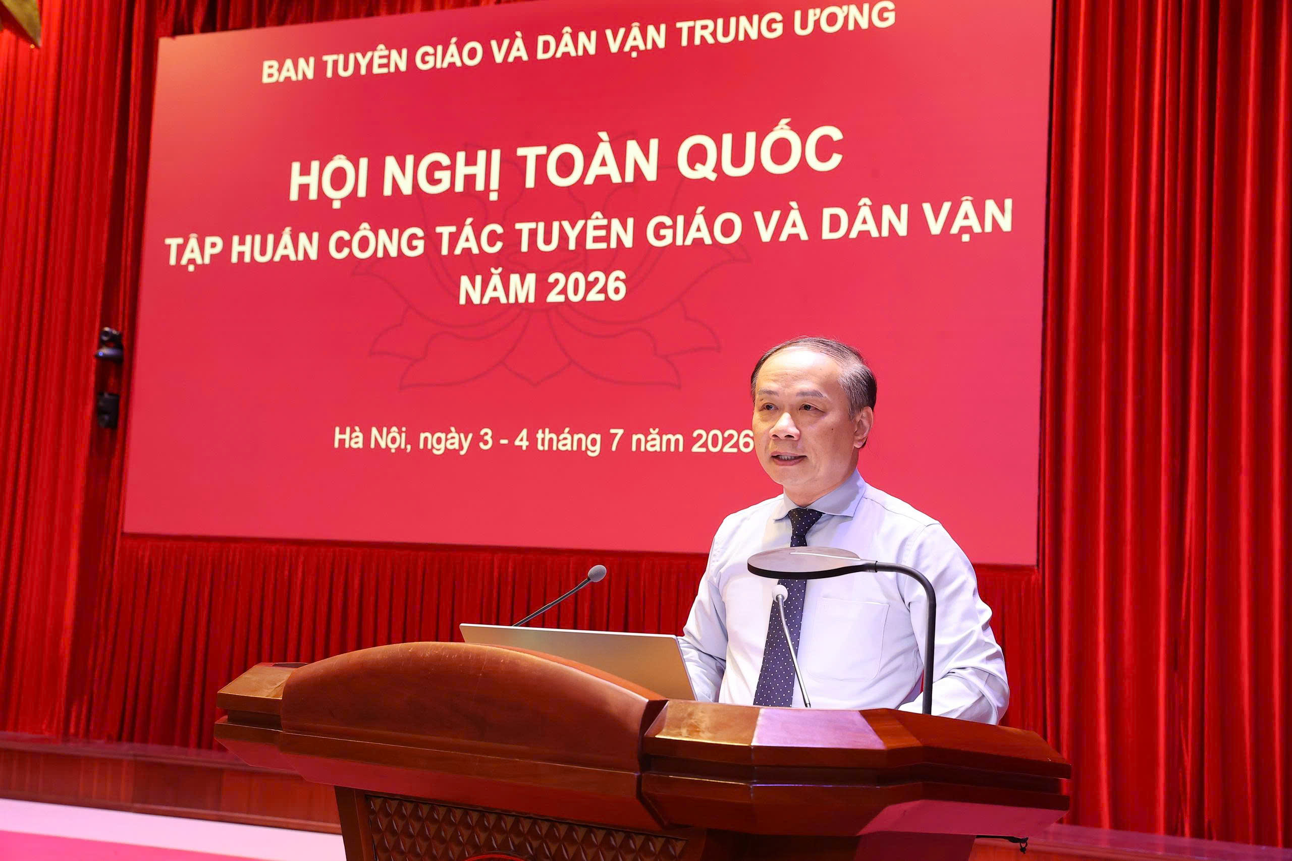 Tập huấn công tác tuyên giáo và dân vận năm 2026, nâng cao năng lực tham mưu đáp ứng yêu cầu nhiệm vụ mới