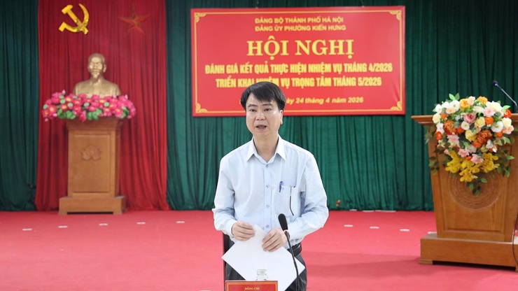 Phường Kiến Hưng siết chặt kỷ cương, tăng tốc tháo gỡ điểm nghẽn, thúc đẩy các nhiệm vụ phát triển địa phương