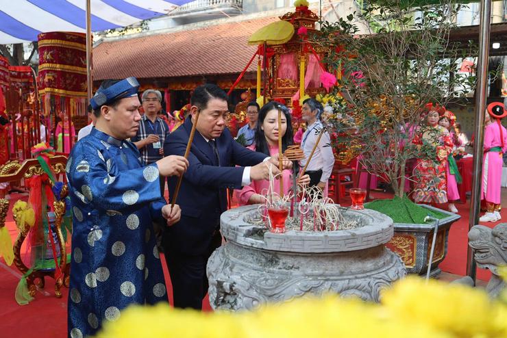 Phường Xuân Đỉnh khai hội Đình Xuân Tảo, lan tỏa giá trị di sản trong ngày Giỗ Tổ Hùng Vương