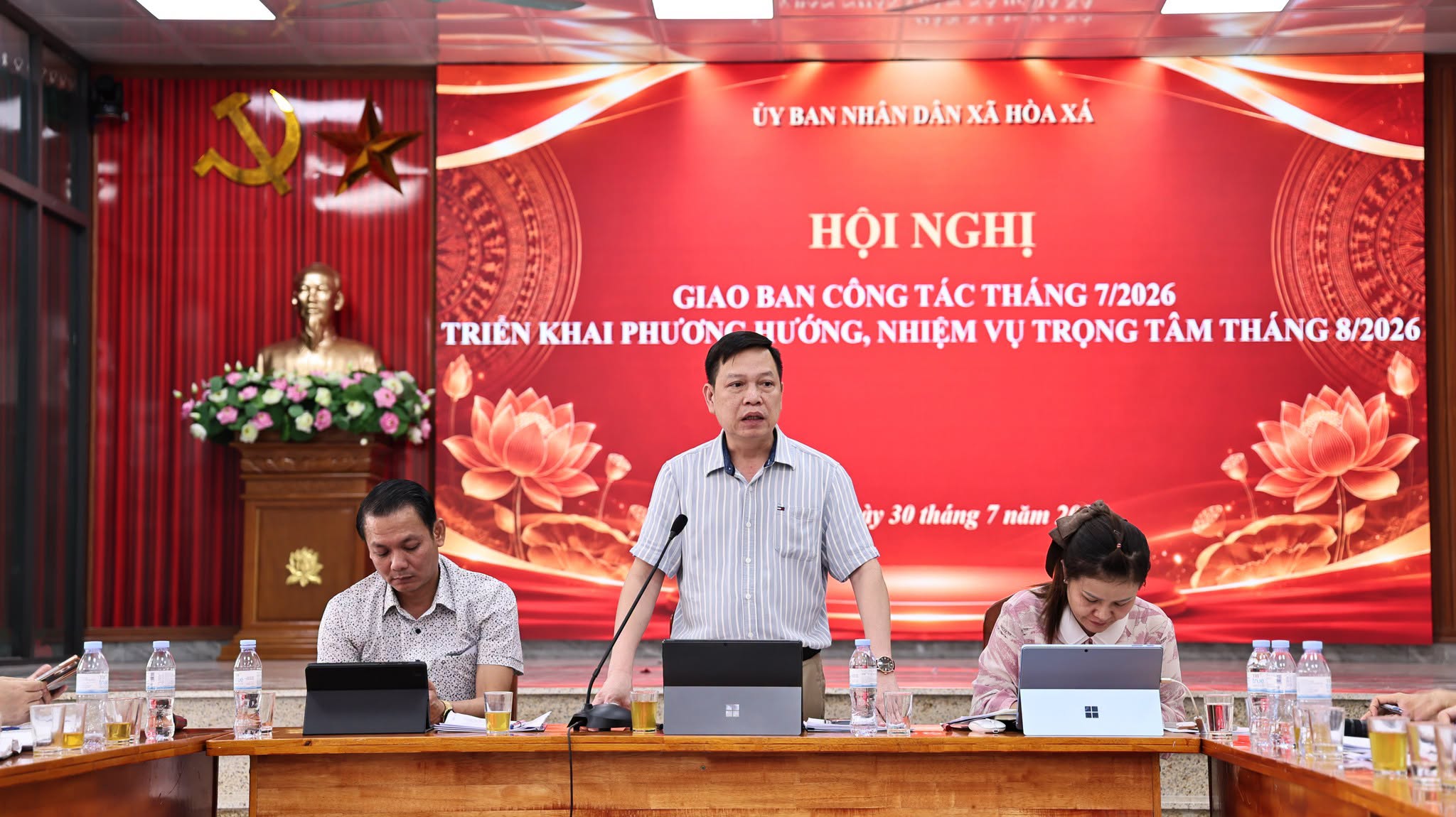 Xã Hòa Xá quyết liệt bứt phá, hoàn thành chỉ nhiều tiêu nổi bật trong tháng 7, tăng tốc thực hiện nhiệm vụ tháng 8-2026