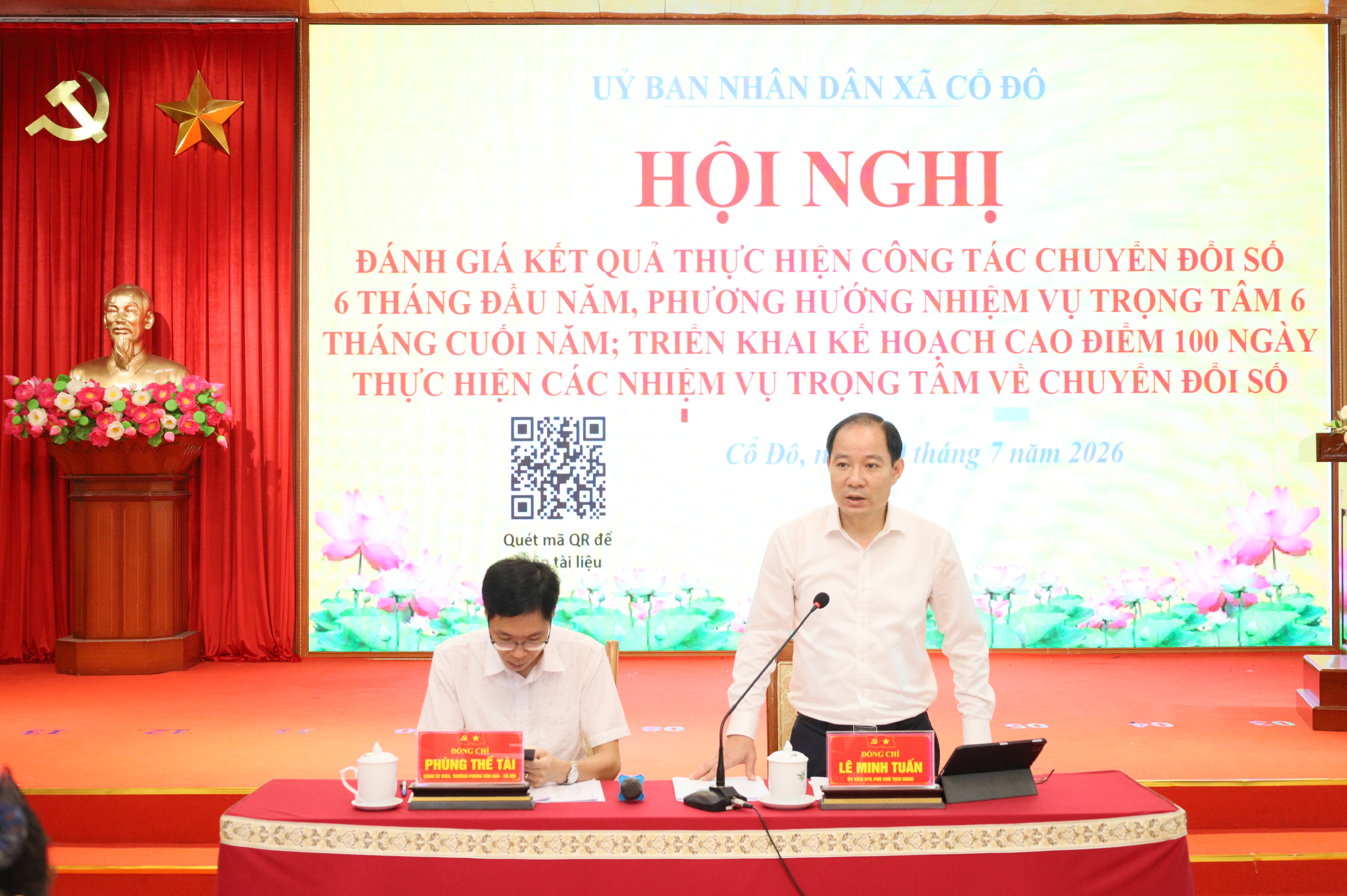 Xã Cổ Đô tăng tốc chuyển đổi số, mở đợt cao điểm 100 ngày tạo đột phá từ cơ sở