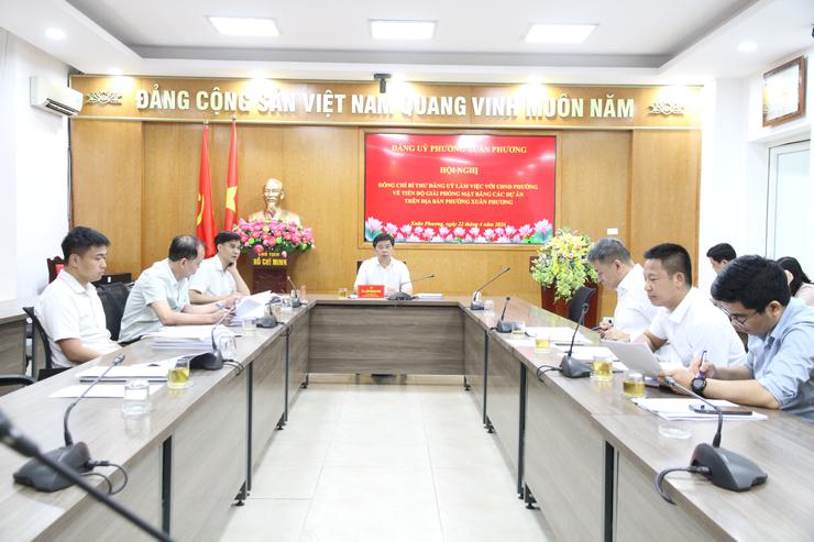 Phường Xuân Phương tập trung tháo gỡ điểm nghẽn giải phóng mặt bằng, tăng tốc các dự án trọng điểm