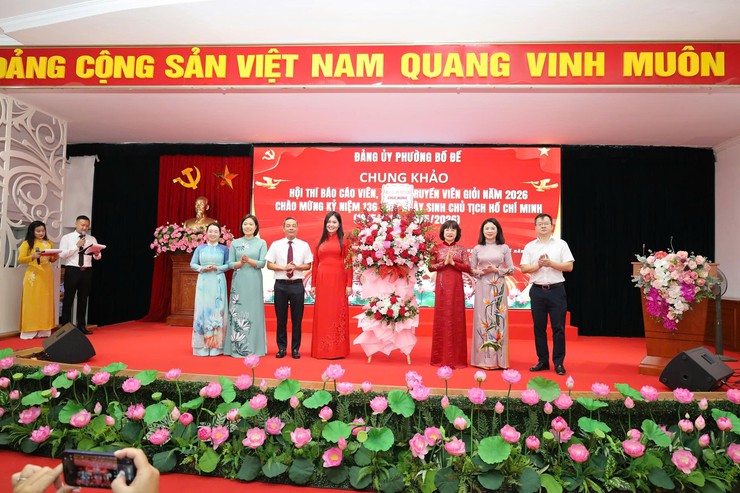 Phường Bồ Đề nâng tầm công tác tuyên truyền miệng, lựa chọn báo cáo viên xuất sắc dự hội thi cấp thành phố