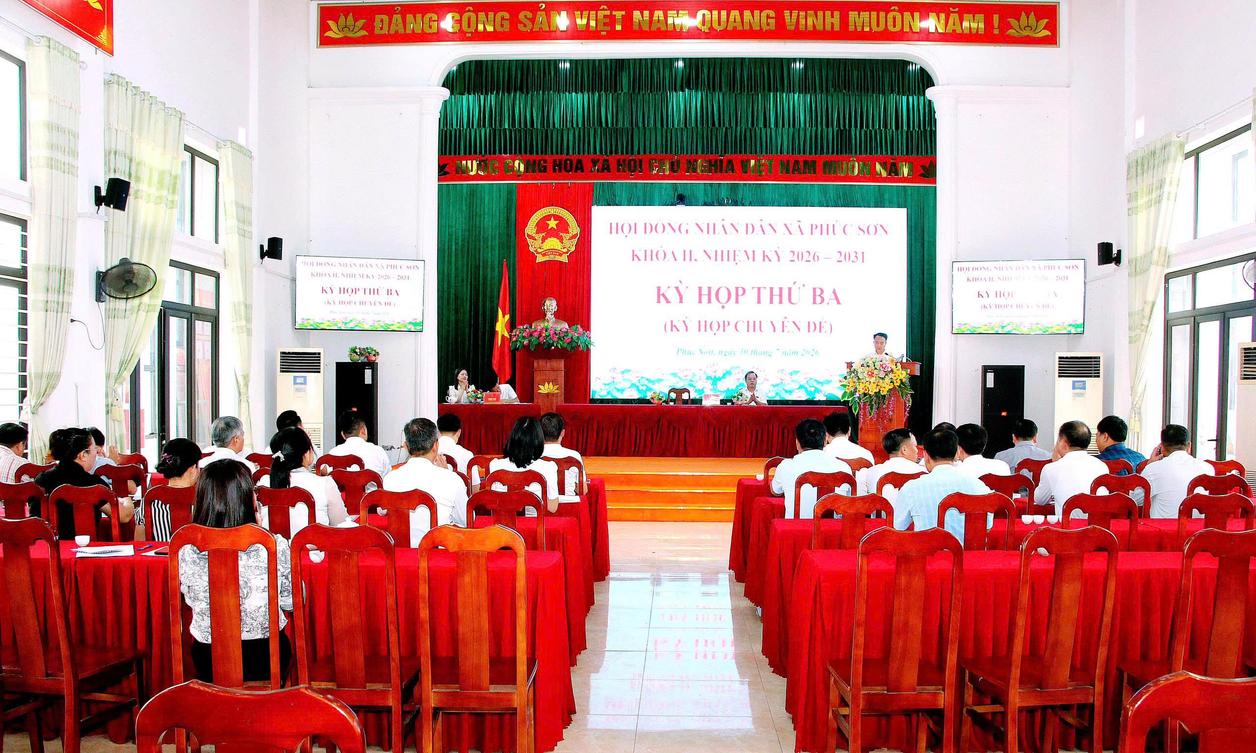 HĐND xã Phúc Sơn quyết nghị nhiều nội dung chiến lược, tạo động lực phát triển giai đoạn 2026 - 2030