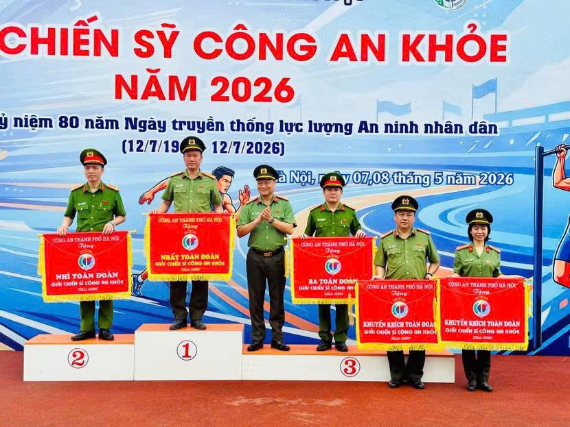 Hà Nội: Khép lại Giải "Chiến sĩ Công an khỏe" với nhiều dấu ấn về bản lĩnh, thể lực và tinh thần cống hiến