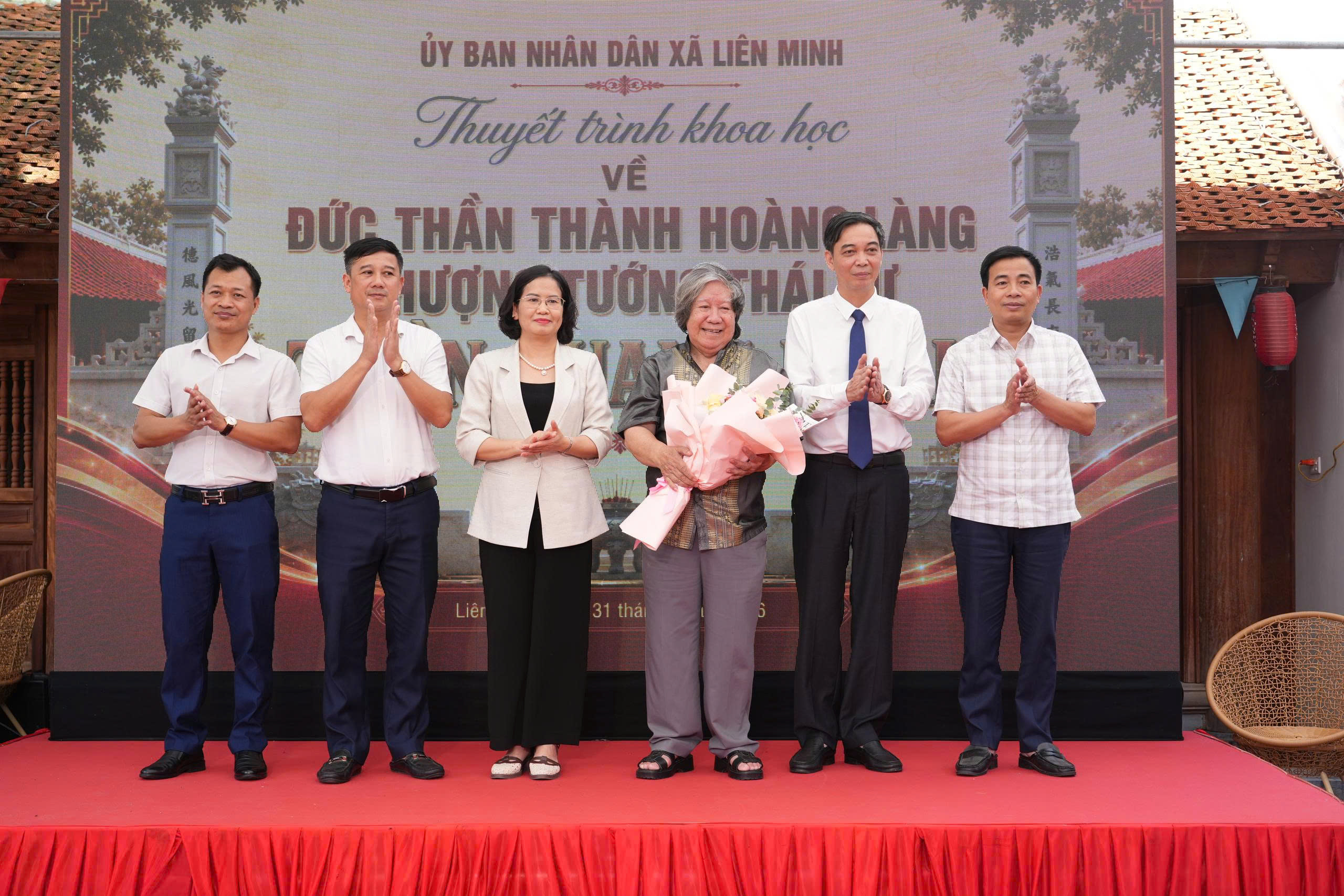 Xã Liên Minh làm rõ giá trị lịch sử, văn hóa của Đền thờ Thái sư Trần Quang Khải