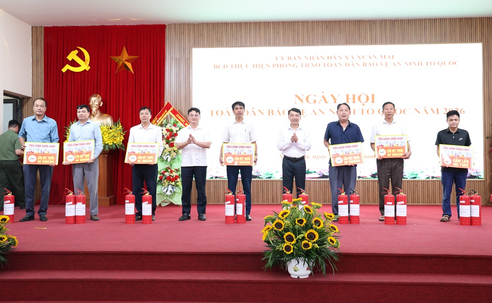 Xã Xuân Mai tổ chức Ngày hội toàn dân bảo vệ an ninh Tổ quốc năm 2026