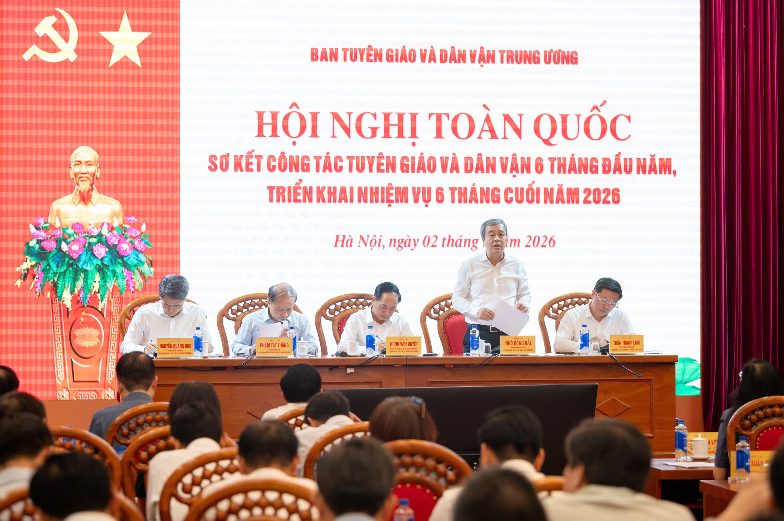 Ngành Tuyên giáo và Dân vận xác định nhiệm vụ “đi trước mở đường”, củng cố niềm tin xã hội trong giai đoạn phát triển mới