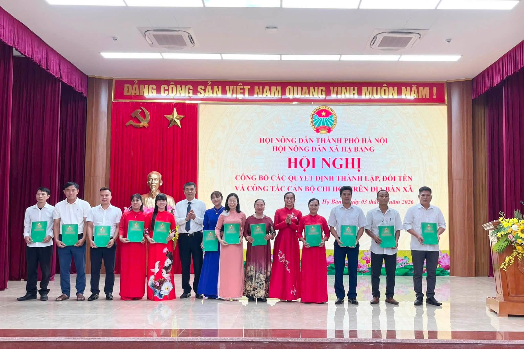 Xã Hạ Bằng kiện toàn hệ thống chi hội, chi đoàn sau sắp xếp thôn, củng cố sức mạnh các tổ chức chính trị - xã hội ở cơ sở