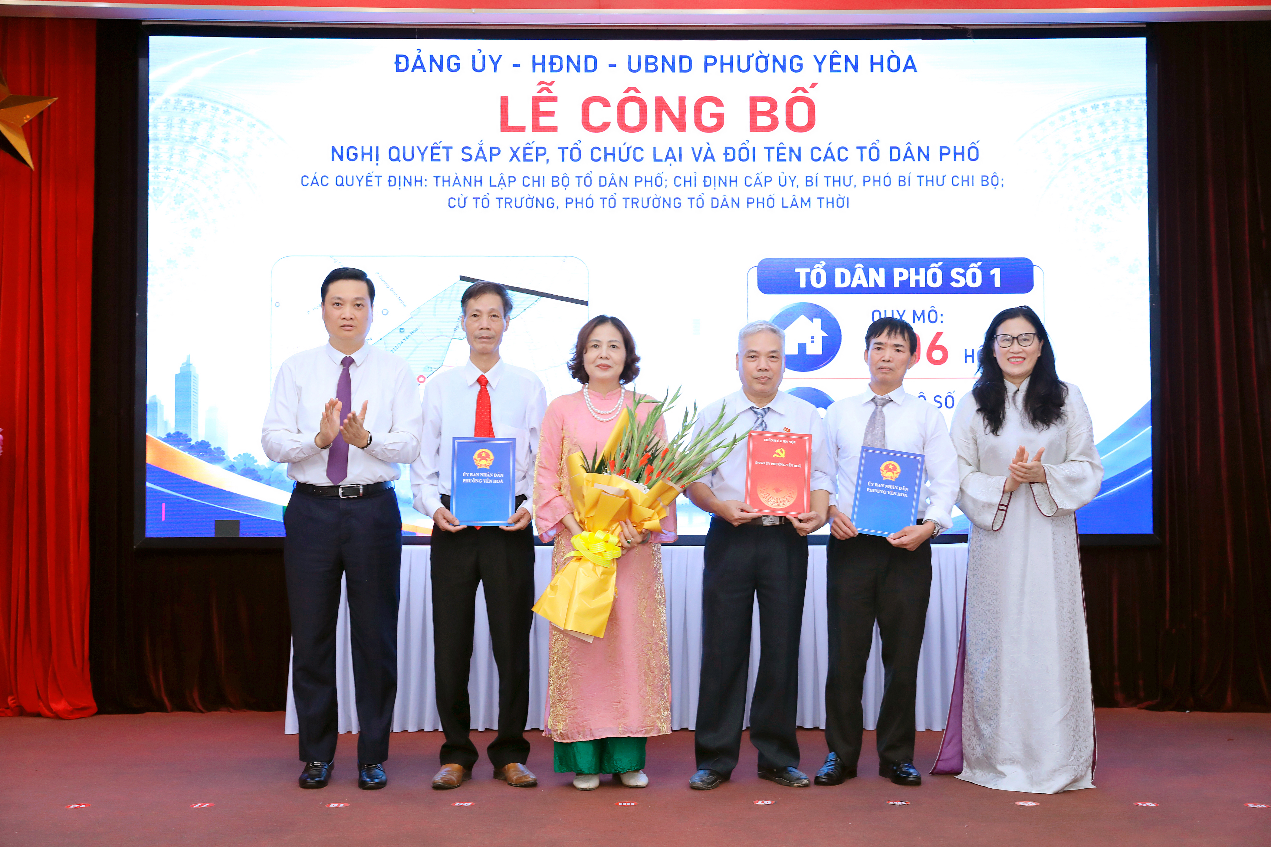 Phường Yên Hòa kiện toàn tổ chức cơ sở sau sắp xếp, nâng cao hiệu quả hoạt động hệ thống chính trị