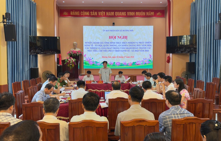 Xã Hương Sơn: Tập trung thực hiện quyết liệt, đồng bộ các giải pháp phát triển kinh tế - xã hội, đẩy mạnh chuyển đổi số 6 tháng cuối năm 2026