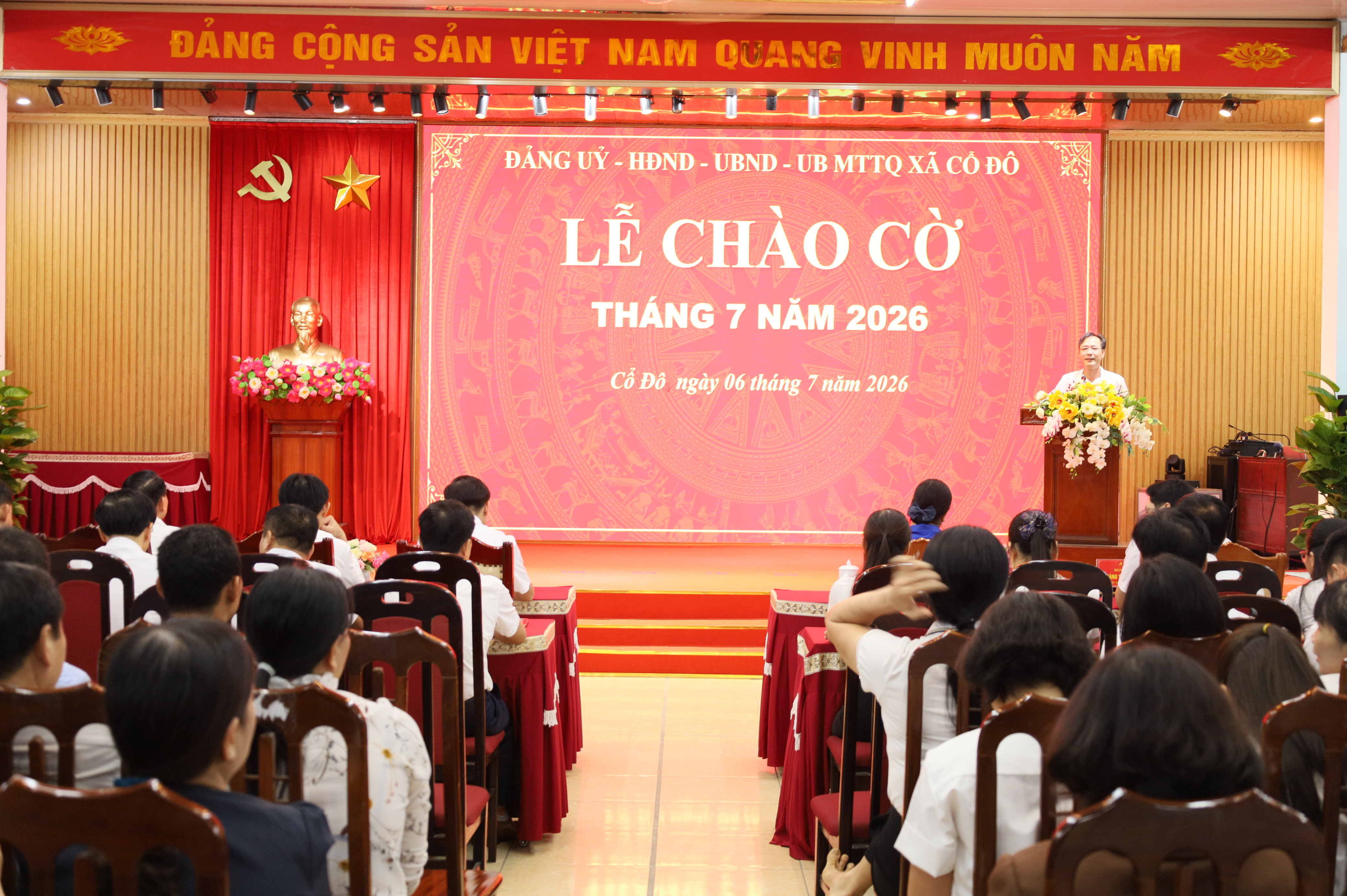 Đảng ủy xã Cổ Đô xác định trọng tâm nhiệm vụ tháng 7 sau khi hoàn thành kiện toàn tổ chức ở cơ sở