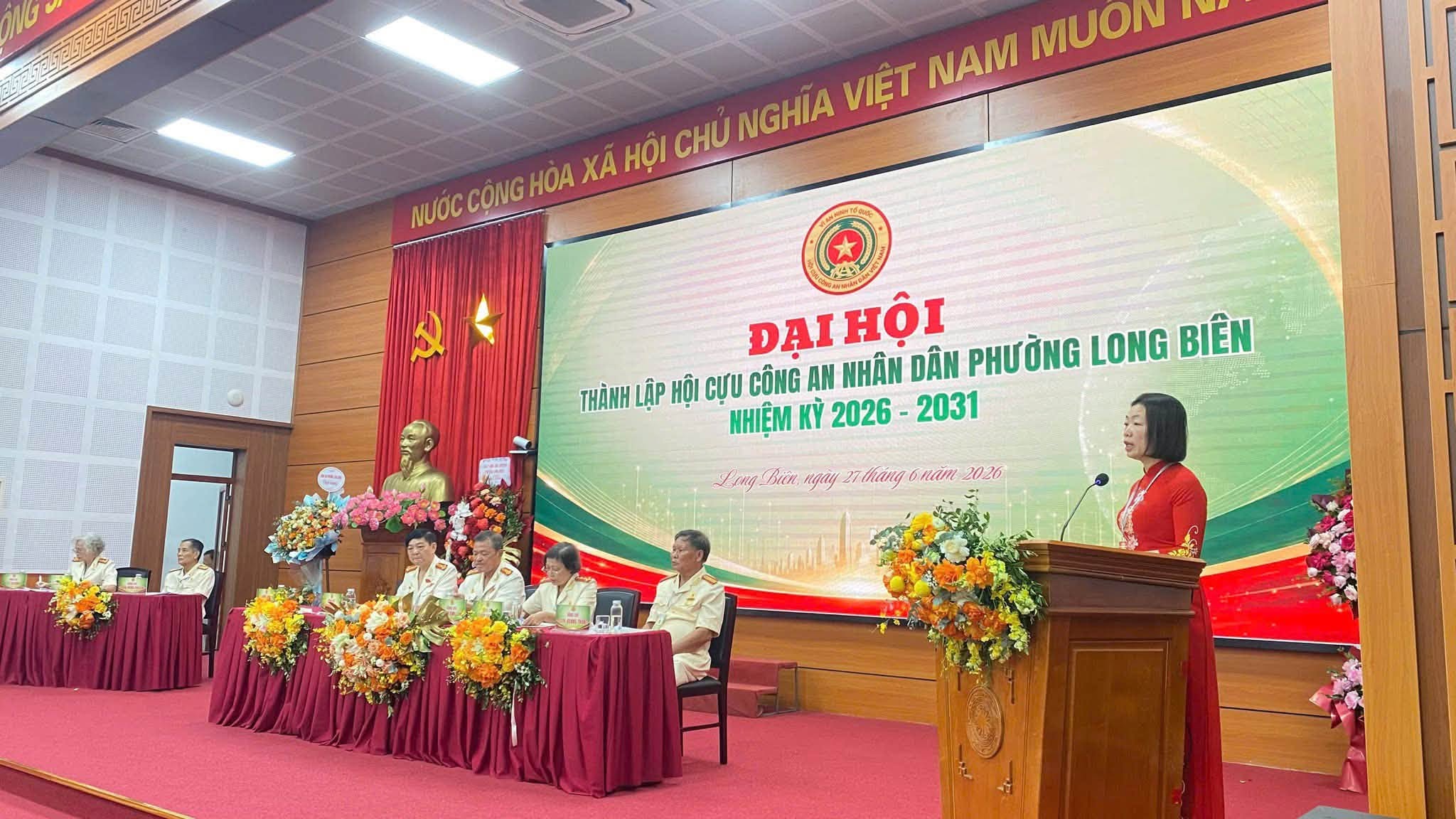 Phường Long Biên thành lập Hội Cựu Công an nhân dân nhiệm kỳ 2026-2031, phát huy kinh nghiệm vì bình yên cơ sở