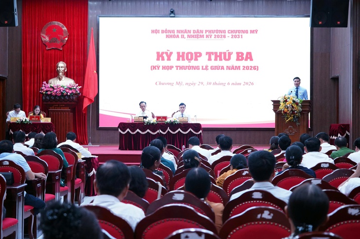 Phường Chương Mỹ thông qua nhiều nghị quyết quan trọng, tạo động lực hoàn thành nhiệm vụ năm 2026