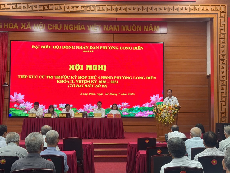 Phường Long Biên phát huy vai trò cầu nối với cử tri trước kỳ họp thường lệ giữa năm của HĐND