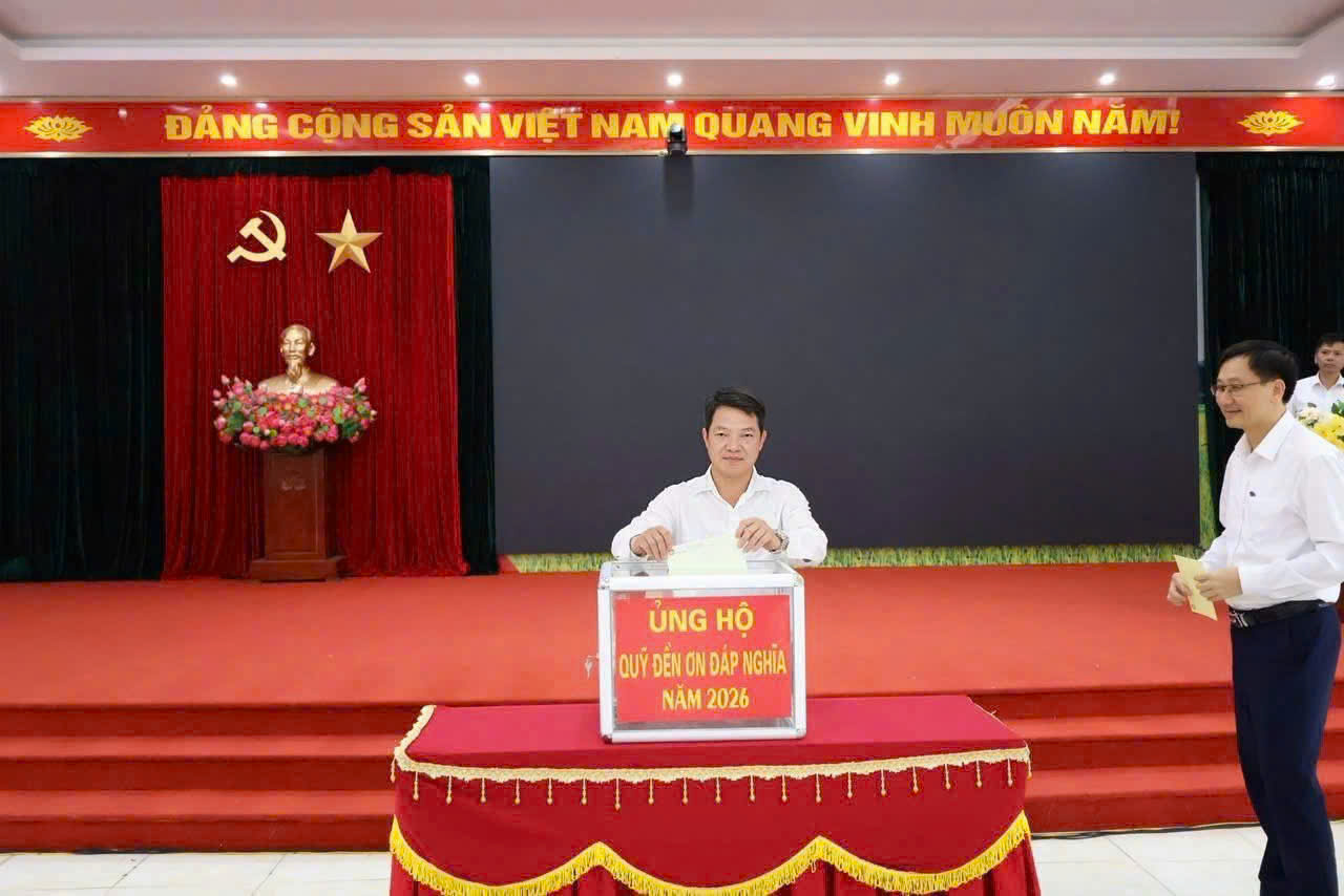 Xã Ba Vì phát động ủng hộ Quỹ "Đền ơn đáp nghĩa" năm 2026, lan tỏa truyền thống tri ân người có công
