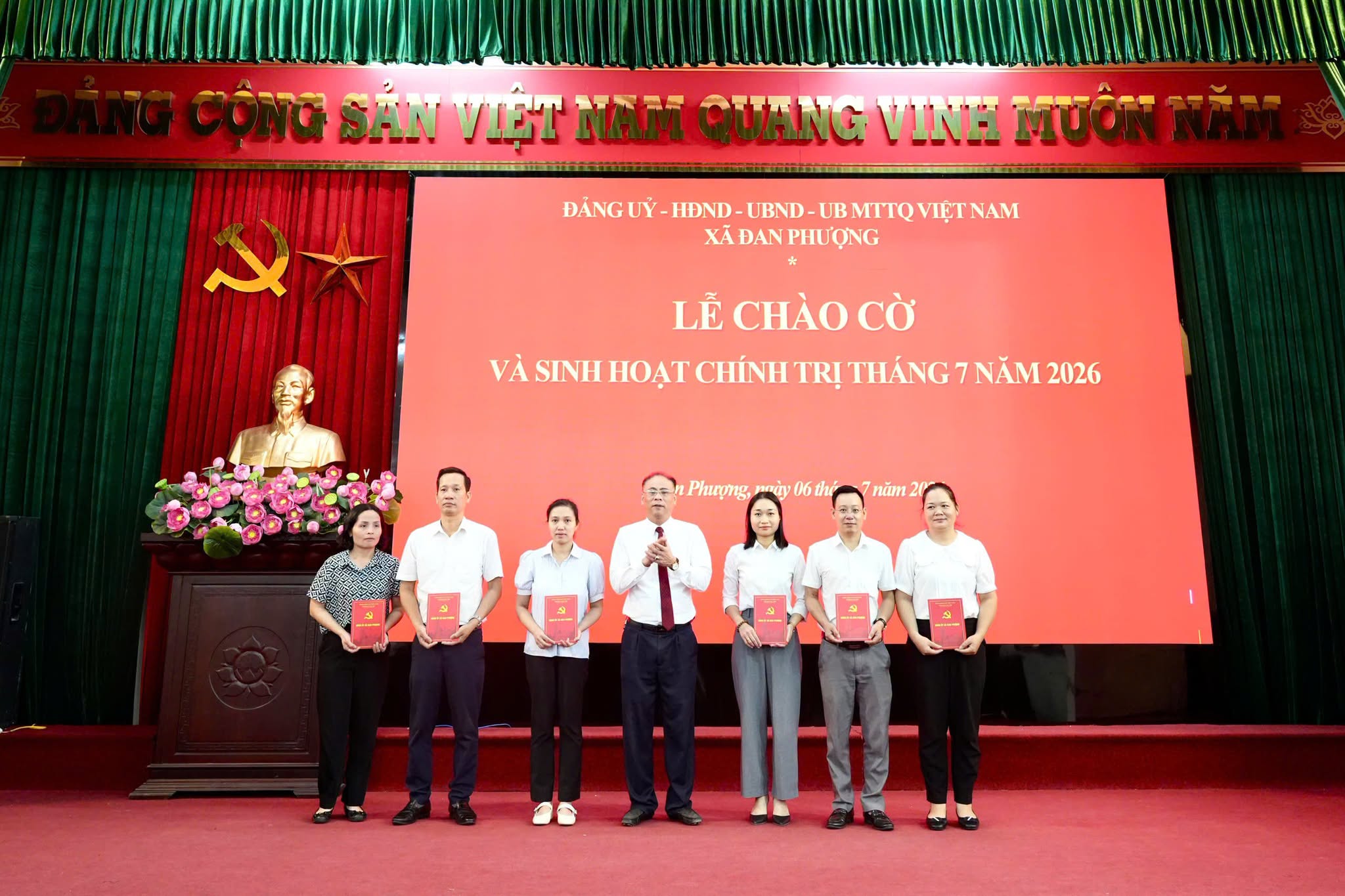 Xã Đan Phượng phát huy khí thế mới, quyết tâm hoàn thành toàn diện các mục tiêu phát triển năm 2026