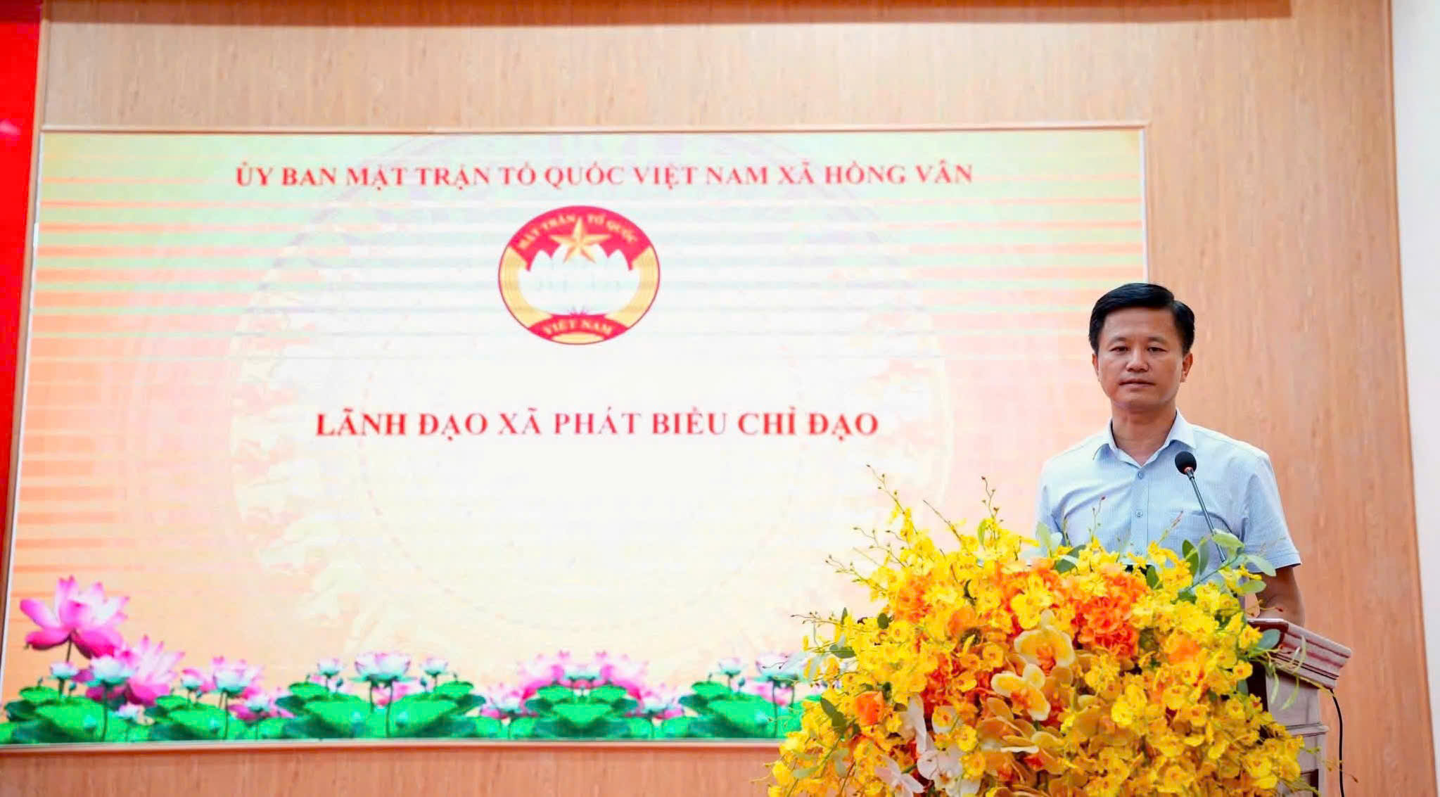 Xã Hồng Vân kiện toàn Ban Công tác Mặt trận sau sắp xếp, phát huy sức mạnh đại đoàn kết toàn dân