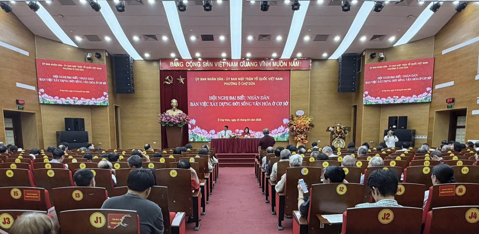Phường Ô Chợ Dừa phát huy sức mạnh đại đoàn kết, nâng cao chất lượng đời sống văn hóa ở cơ sở
