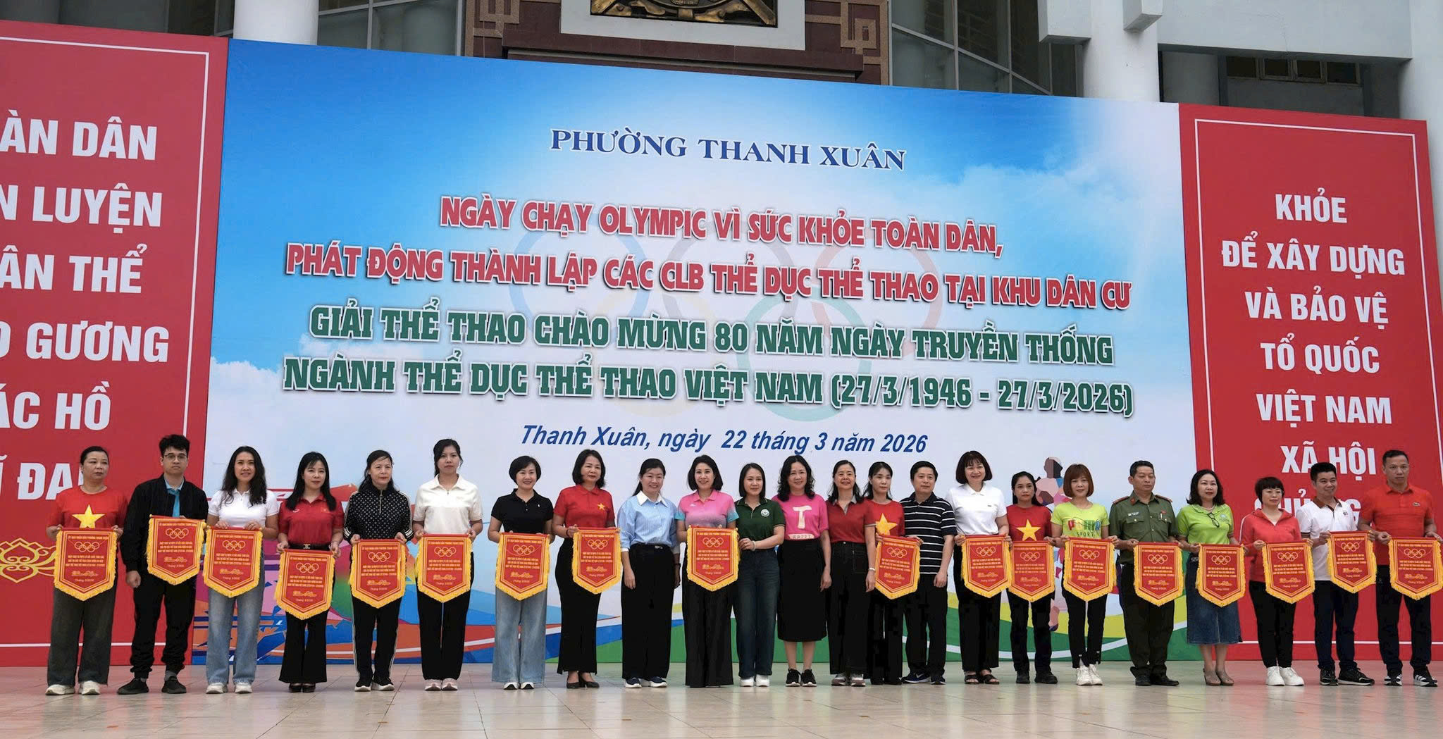 Phường Thanh Xuân lan tỏa phong trào rèn luyện thân thể, xây dựng cộng đồng khỏe mạnh từ Ngày chạy Olympic