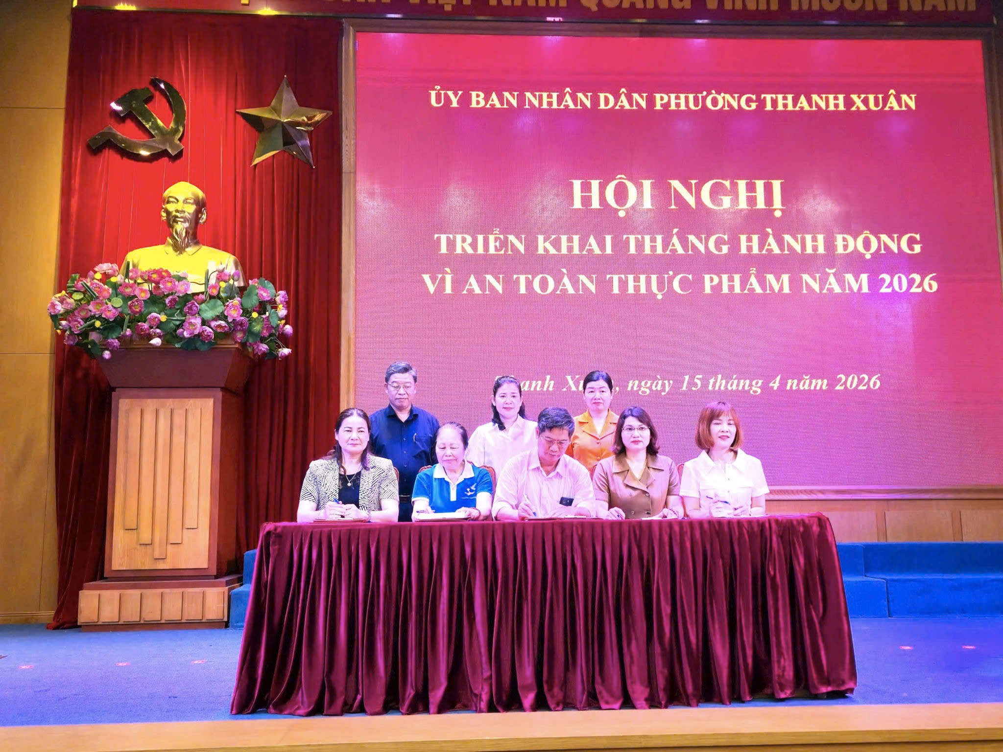 Phường Thanh Xuân mở đợt cao điểm bảo đảm an toàn thực phẩm, tăng cường kiểm soát các nhóm nguy cơ cao