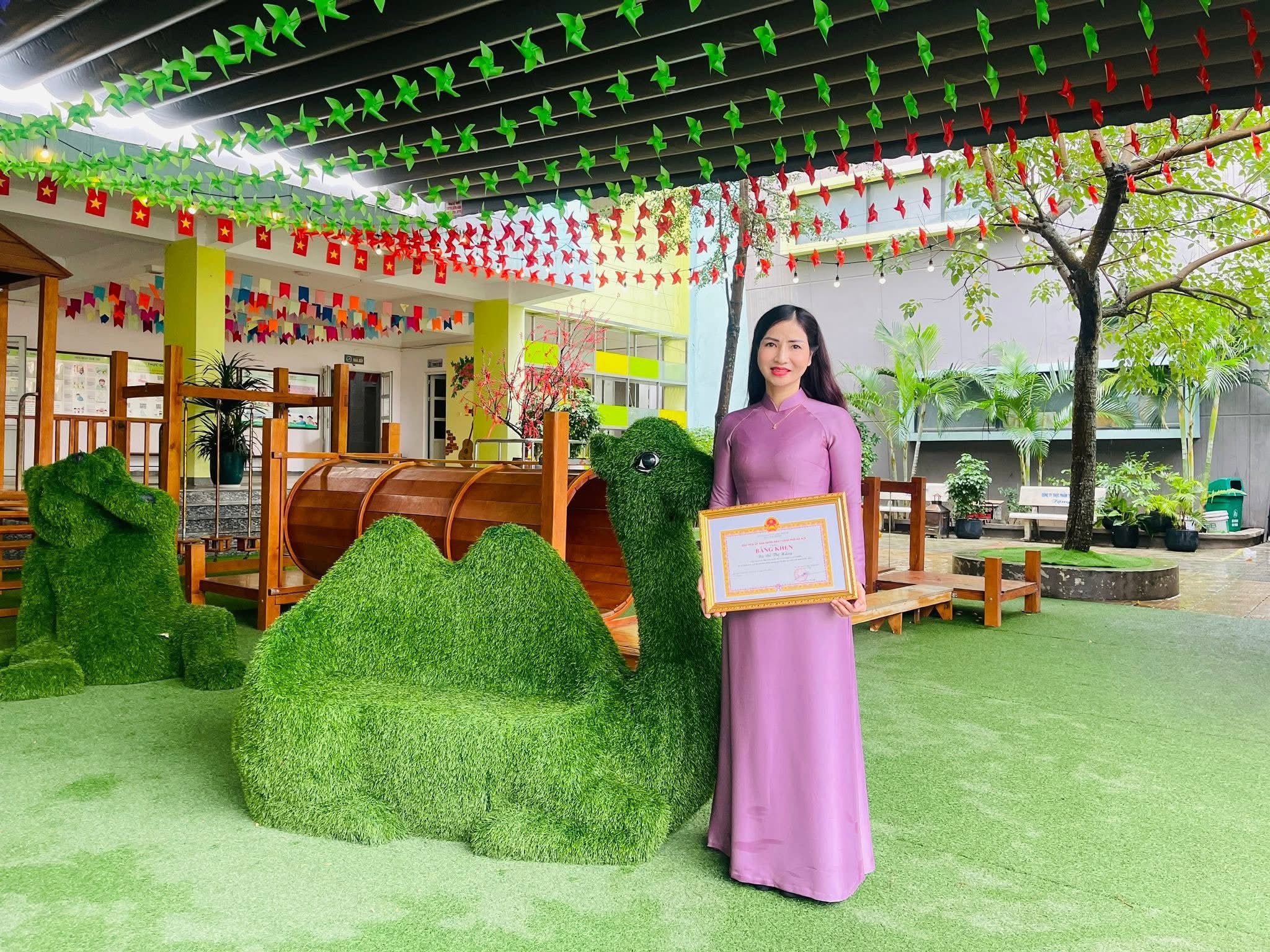 Hiệu trưởng Trường Mầm non Tân Hội B, xã Ô Diên: Người truyền cảm hứng đổi mới và tận tâm vì sự nghiệp giáo dục mầm non