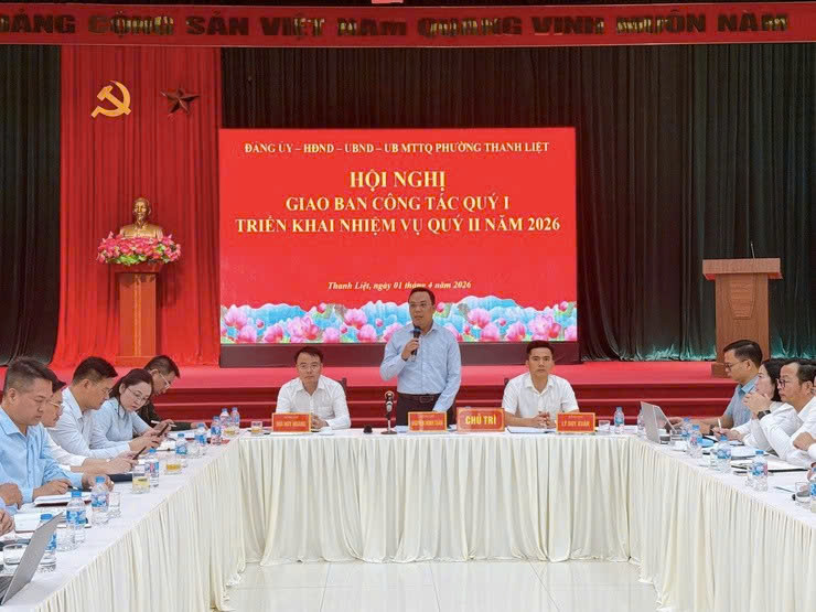 Phường Thanh Liệt tăng tốc thực hiện nhiệm vụ quý II-2026 sau nhiều kết quả nổi bật trong quý đầu năm