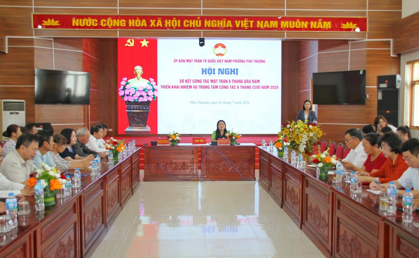 Phường Phú Thượng kiện toàn Ban Công tác Mặt trận sau sắp xếp tổ dân phố, nâng cao hiệu quả hoạt động ở cơ sở