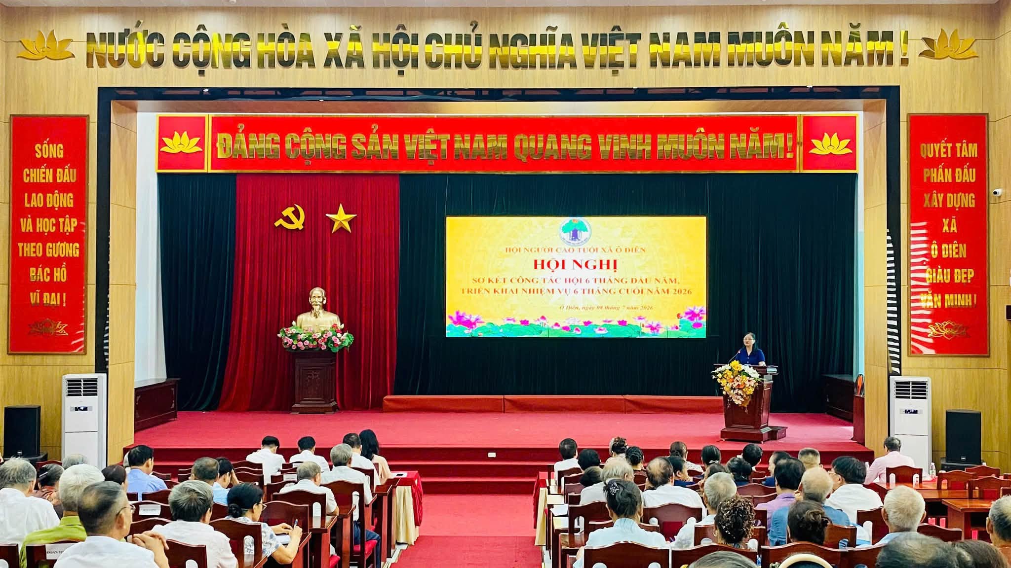 Xã Ô Diên phát huy vai trò người cao tuổi, tạo động lực hoàn thành nhiệm vụ công tác Hội năm 2026