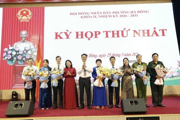 HĐND phường Hà Đông khóa II kiện toàn bộ máy lãnh đạo, tạo nền tảng triển khai nhiệm vụ nhiệm kỳ 2026-2031