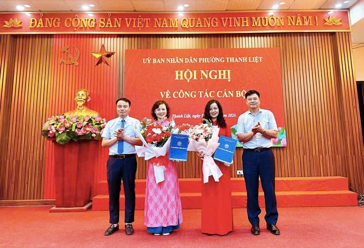 Phường Thanh Liệt kiện toàn đội ngũ lãnh đạo trường học thông qua công tác bổ nhiệm lại cán bộ quản lý giáo dục