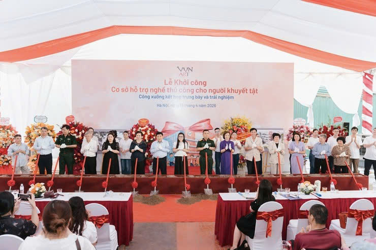 Phường Hà Đông khởi công công trình hỗ trợ sinh kế cho người khuyết tật gắn với phát huy giá trị làng lụa Vạn Phúc