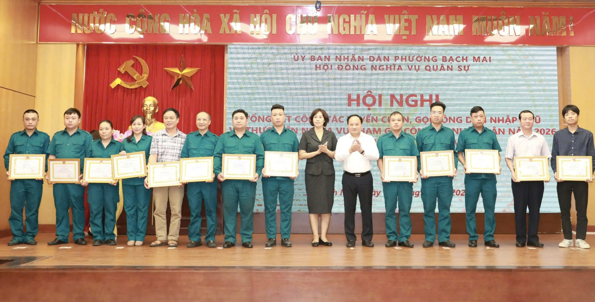Phường Bạch Mai hoàn thành 100% chỉ tiêu tuyển quân năm 2026, tạo nền tảng nâng cao chất lượng nhiệm vụ quốc phòng địa phương